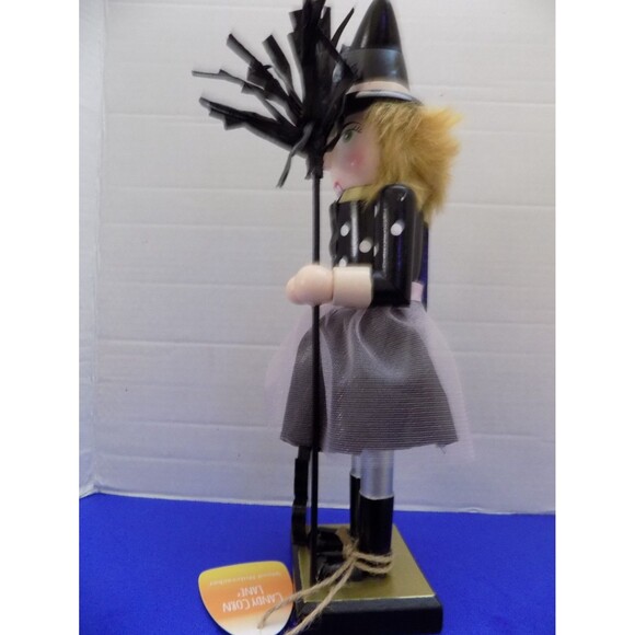 NEW Halloween Witch Nutcracker Candy Corn Lane Pink Skirt Halloween Decor - Picture 5 of 7